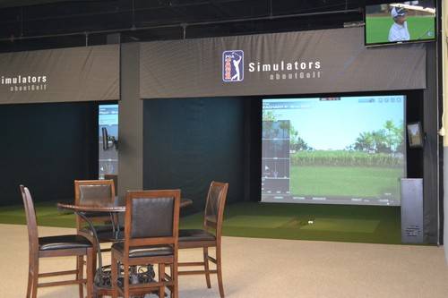 virtual golf station
